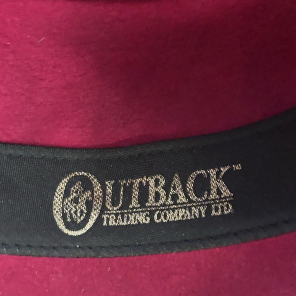 Burgundy Outback Trading Co.Hat - Picture 8 of 10